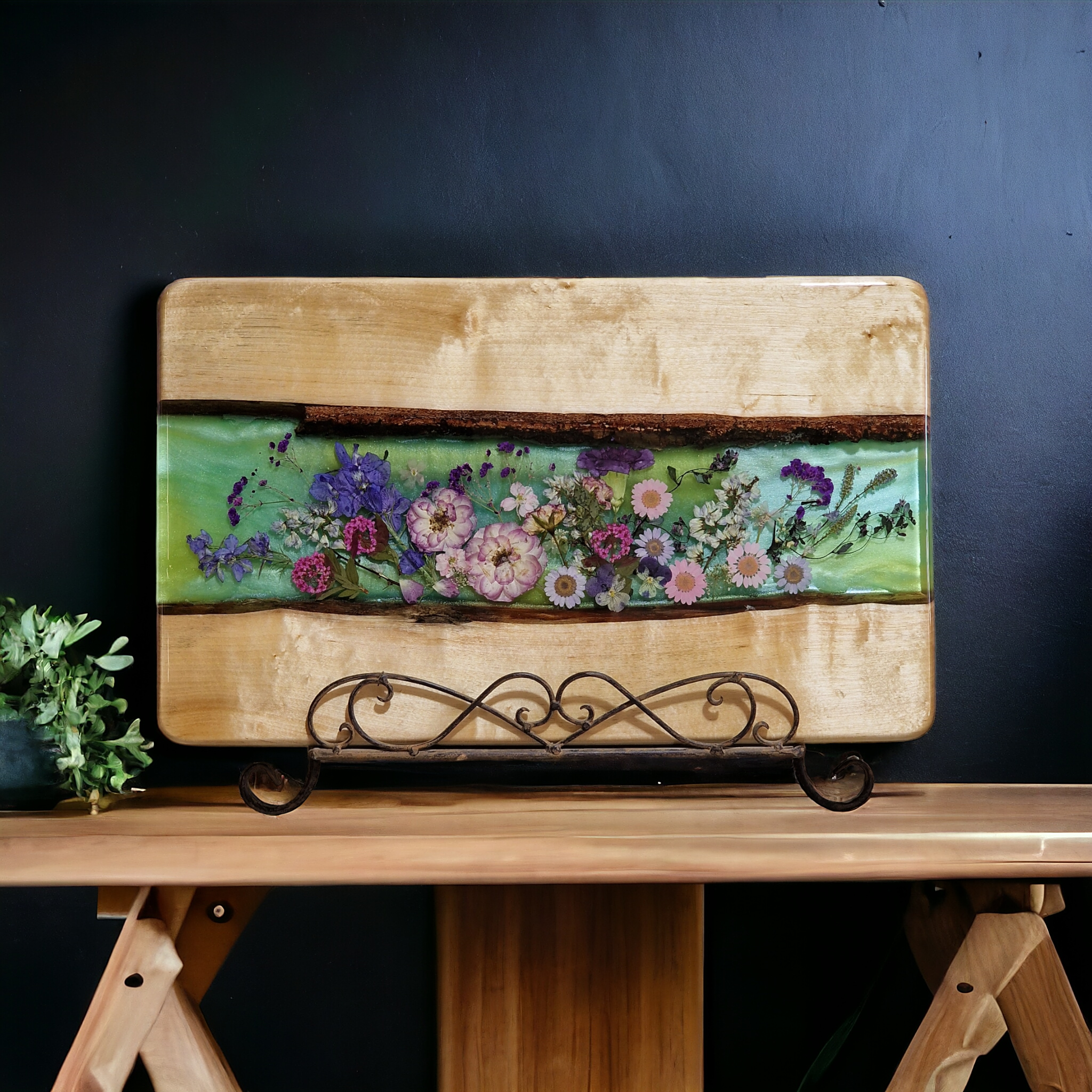 Shabbygarten.Blumen.Schneidebrett.30