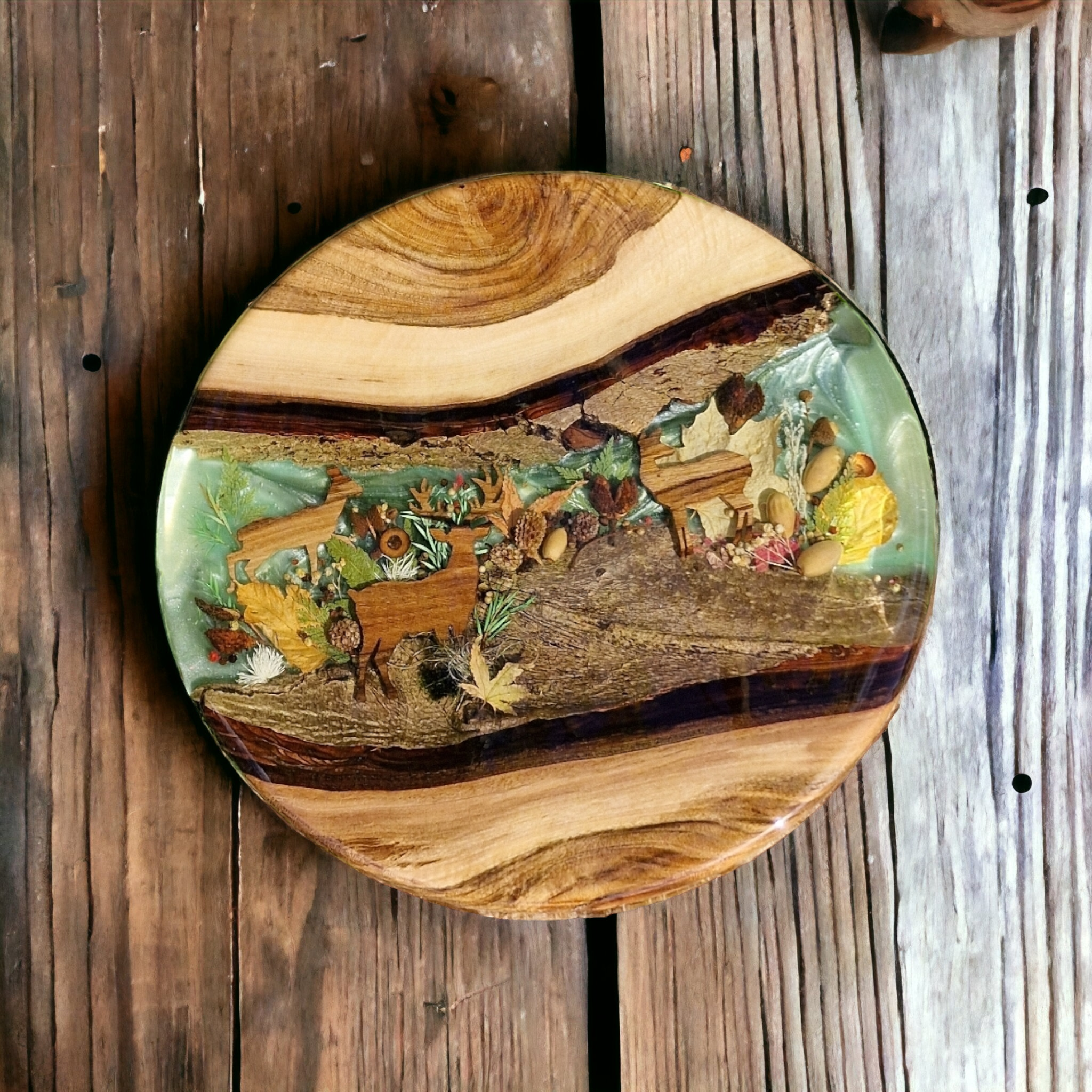 Shabbygarten.Wald.Jagd.Drehteller