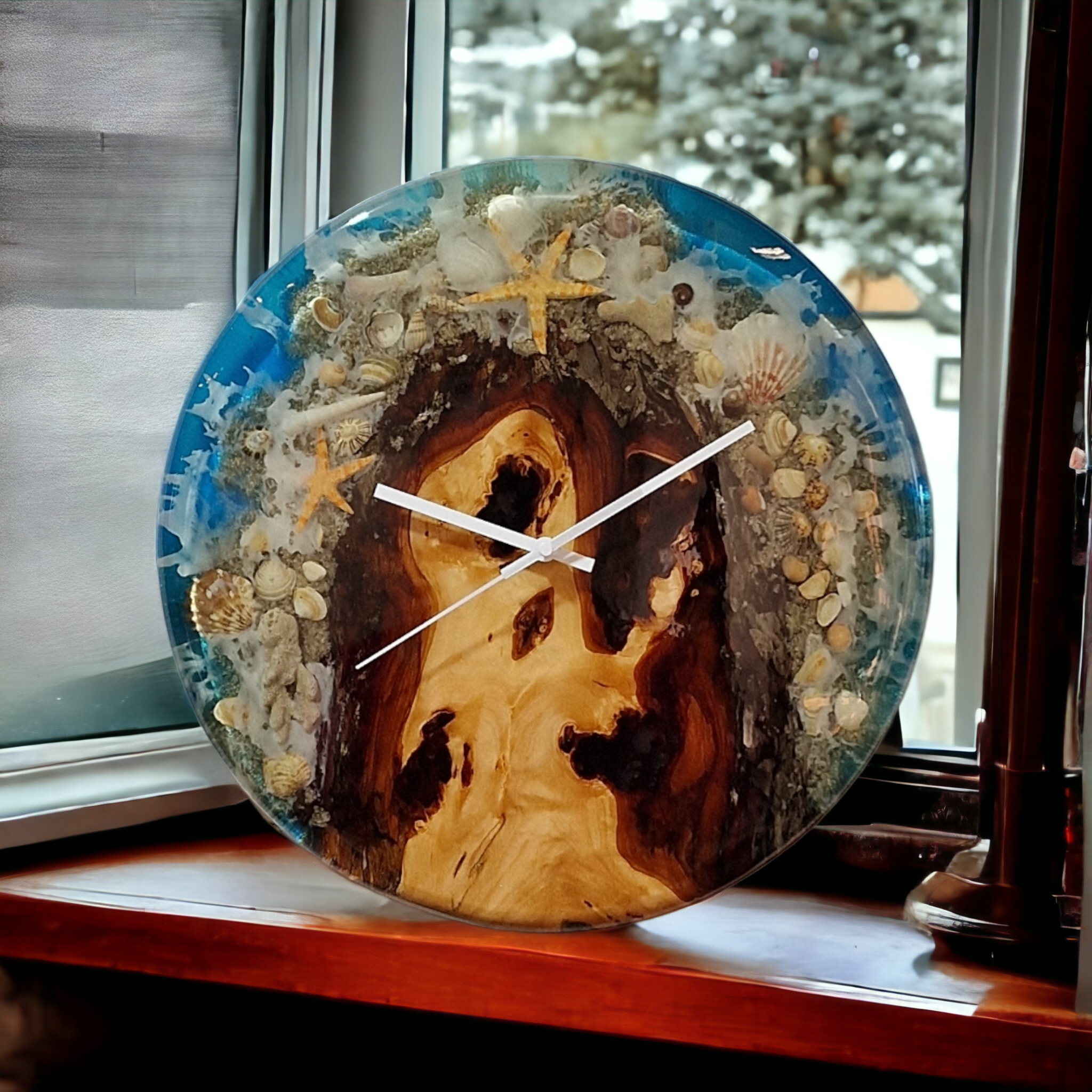 Shabbygarten.maritim.Uhr.